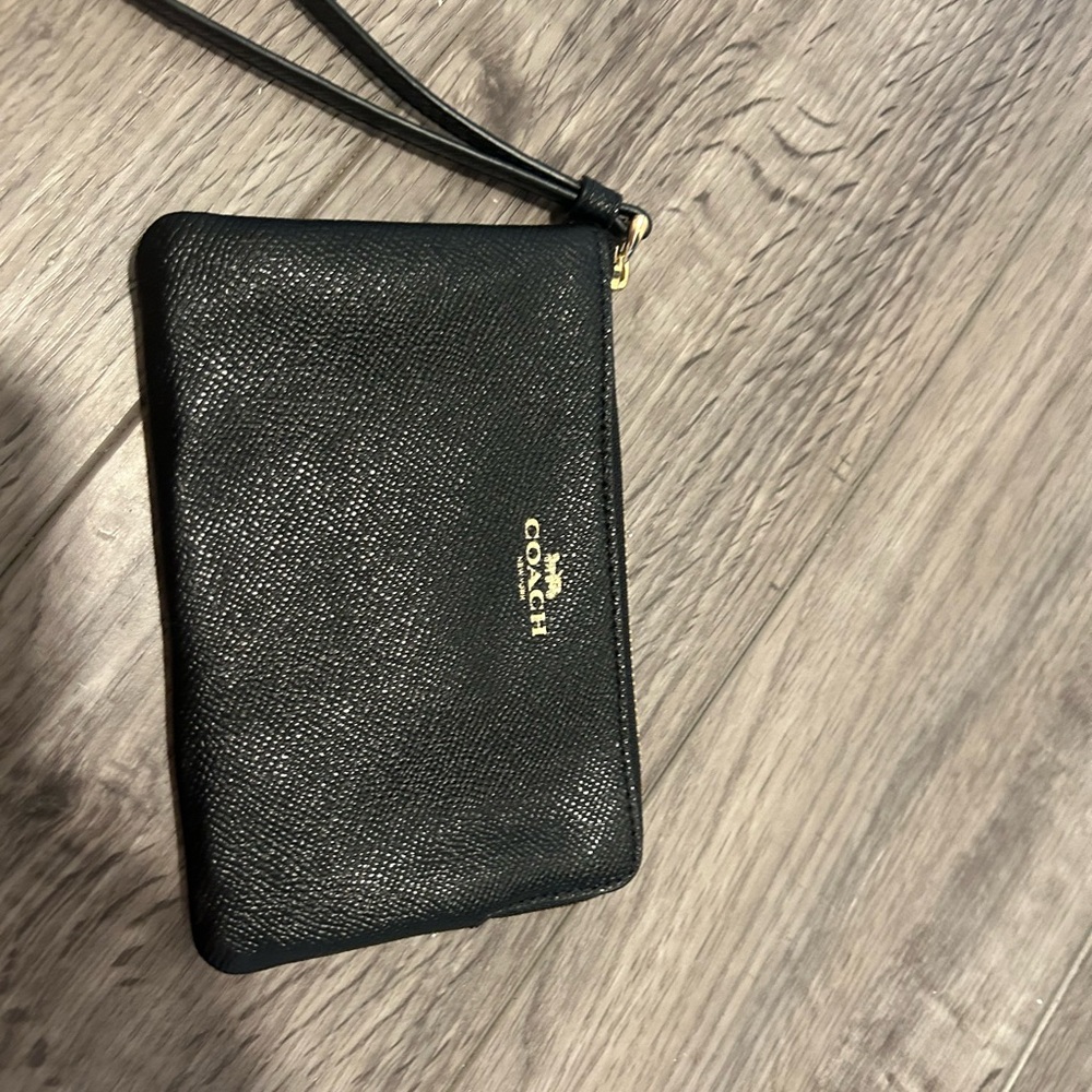 Coach Black Wristlet